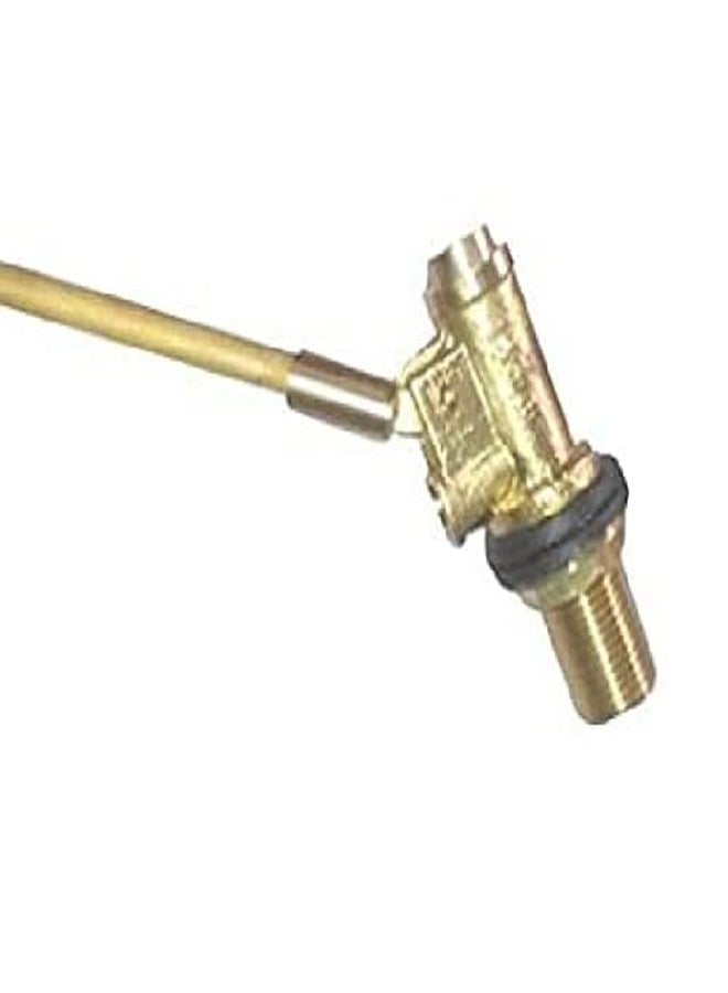 DESCTIDY صمام كروي نحاسي مع قضيب نحاسي كامل وكرة واحدة (1/2) - Image 1